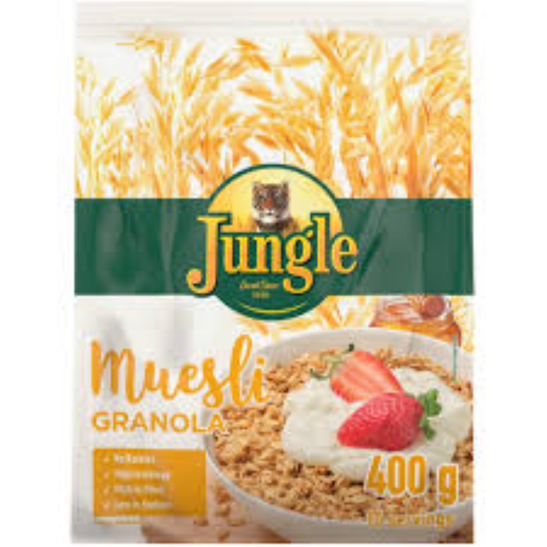JUNGLE MUESLI GRANOLA 400G